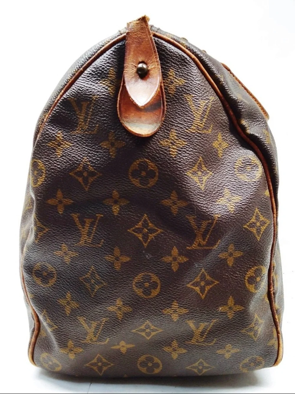 Vintage Louis Vuitton LV Boston Bag Keepall 45 Brown Monogram 2153622